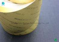 Gold Printed Embossed Tobacco Aluminum Foil Paper For Cigarette Box Packaging