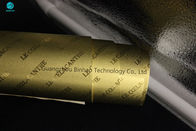 Sheet Cigarette Aluminum Foil Paper In Bright And Matt Gold 83mm For King Size Cigarette Box
