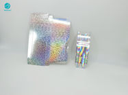 Holographic Silvery Surface Paper Cardboard For Cigarette Tobacco Case Package